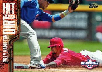 2015 Topps Opening Day - Hit The Dirt #HTD-03 Billy Hamilton Front