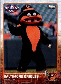 2015 Topps Opening Day - Mascots #M-03 Oriole Bird Front