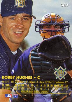 1996 Ultra - Gold Medallion #363 Bobby Hughes Back