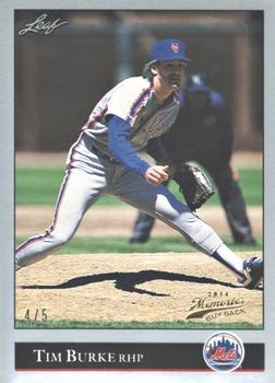 2014 Leaf Best of Baseball - Leaf Memories 1992 Buyback Gold #44 Tim Burke Front