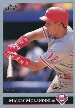 2014 Leaf Best of Baseball - Leaf Memories 1992 Buyback Gold #330 Mickey Morandini Front