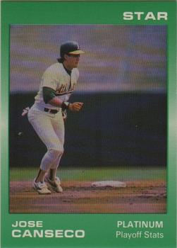 1989 Star Platinum #5 Jose Canseco Front