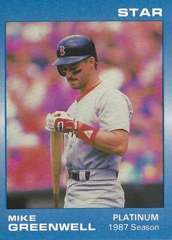 1989 Star Platinum #17 Mike Greenwell Front