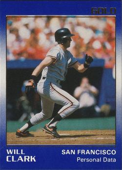 1991 Star Gold #36 Will Clark Front