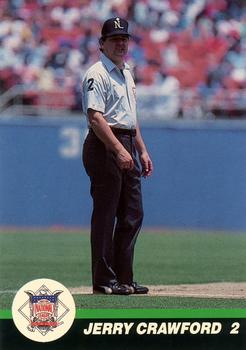 1989 T&M Sports Umpires #26 Jerry Crawford Front