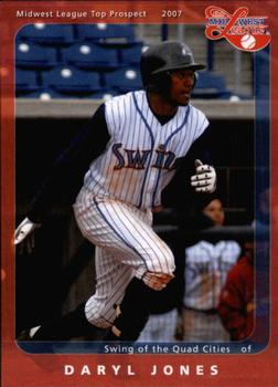 2007 Grandstand Midwest League Top Prospects #NNO Daryl Jones Front