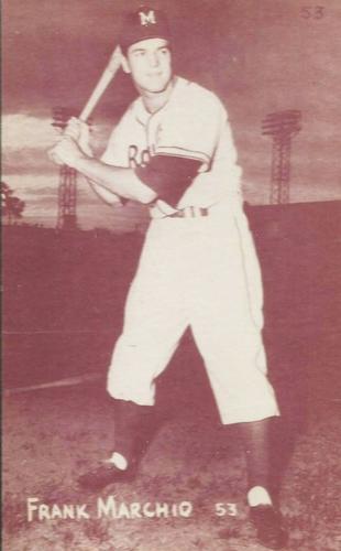 1953 Canadian Exhibits #53 Frank Marchio Front