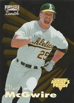 1996 Zenith - Artist's Proofs #5 Mark McGwire Front