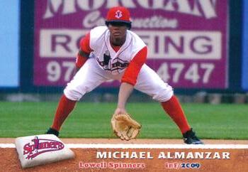 2009 Grandstand Lowell Spinners #NNO Michael Almanzar Front