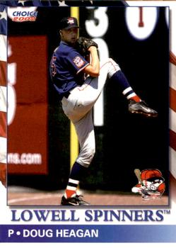 2002 Choice Lowell Spinners #07 Doug Heagan Front