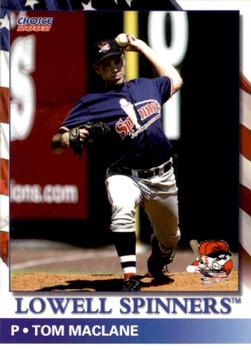 2002 Choice Lowell Spinners #08 Tom MacLane Front