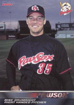 2002 Choice Pawtucket Red Sox #11 Mike Drumright Front