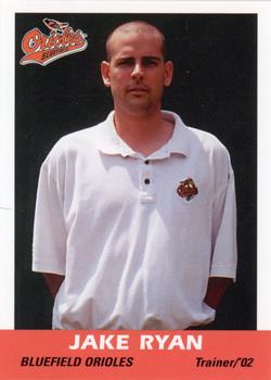 2002 Grandstand Bluefield Orioles #NNO Jake Ryan Front