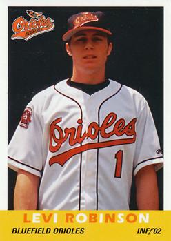 2002 Grandstand Bluefield Orioles #NNO Levi Robinson Front