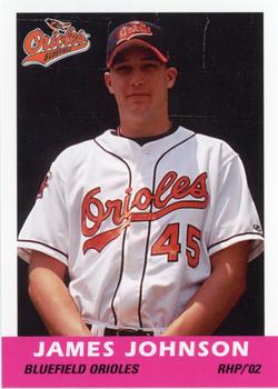2002 Grandstand Bluefield Orioles #NNO James Johnson Front