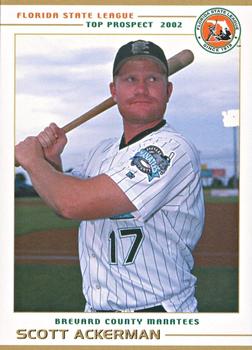 2002 Grandstand Florida State League Top Prospects #NNO Scott Ackerman Front