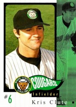 2002 Grandstand Kane County Cougars #10 Kris Clute Front