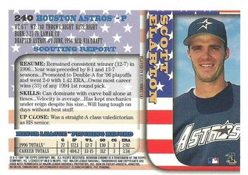 1997 Bowman Chrome - International #240 Scott Elarton Back