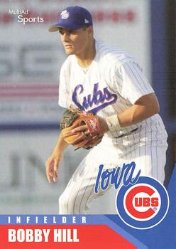 2002 MultiAd Iowa Cubs #14 Bobby Hill Front