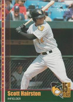 2002 MultiAd South Bend Silver Hawks #16 Scott Hairston Front