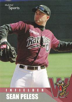 2002 MultiAd Wisconsin Timber Rattlers #17 Sean Peless Front