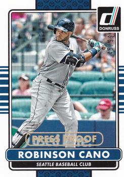 2015 Donruss - Press Proofs Gold #153 Robinson Cano Front