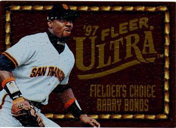 1997 Ultra - Fielder's Choice #4 Barry Bonds Front