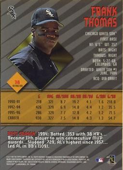 1997 Bowman's Best - Refractors #38 Frank Thomas Back