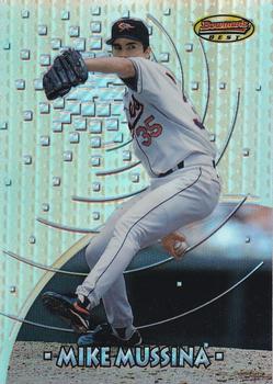 1997 Bowman's Best - Refractors #54 Mike Mussina Front