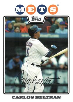 2008 Topps Gift Sets New York Mets #12 Carlos Beltran Front