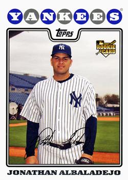 2008 Topps Gift Sets New York Yankees #48 Jonathan Albaladejo Front