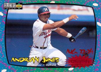 1997 Collector's Choice - You Crash the Game #CG3 Andruw Jones Front