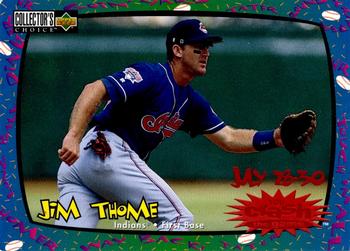 1997 Collector's Choice - You Crash the Game #CG12 Jim Thome Front