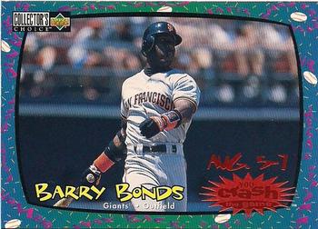 1997 Collector's Choice - You Crash the Game #CG26 Barry Bonds Front