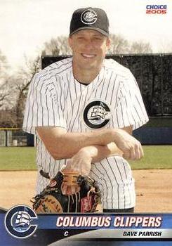 2005 Choice Columbus Clippers #19 Dave Parrish Front