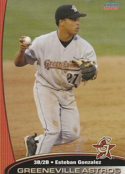 2005 Choice Greeneville Astros #12 Esteban Gonzalez Front