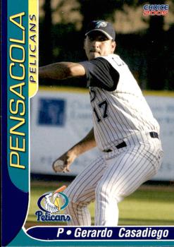 2005 Choice Pensacola Pelicans #3 Gerardo Casadiego Front