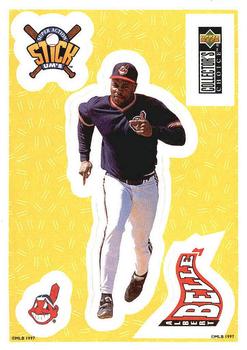 1997 Collector's Choice - Stick'Ums (Retail) #NNO Albert Belle Front