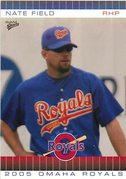 2005 MultiAd Omaha Royals #6 Nate Field Front