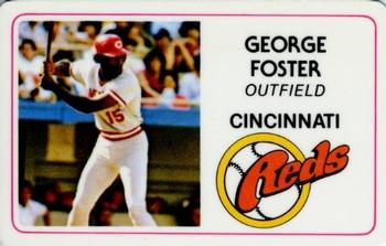 1981 Perma-Graphics Superstar Credit Cards (125- prefix) #125-009 George Foster Front