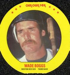 1987 Our Own Tea Discs #13 Wade Boggs Front