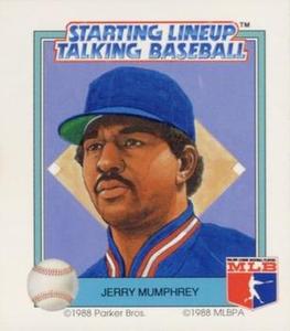 1988 Parker Bros. Starting Lineup Talking Baseball Chicago Cubs #22 Jerry Mumphrey Front