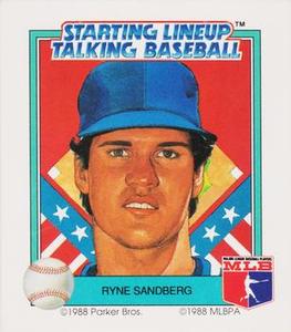 1988 Parker Bros. Starting Lineup Talking Baseball Chicago Cubs #14 Ryne Sandberg Front
