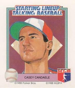 1988 Parker Bros. Starting Lineup Talking Baseball Montreal Expos #15 Casey Candaele Front