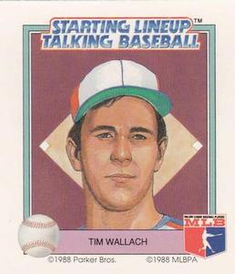 1988 Parker Bros. Starting Lineup Talking Baseball Montreal Expos #16 Tim Wallach Front