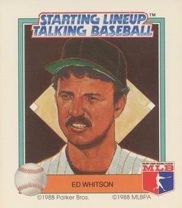 1988 Parker Bros. Starting Lineup Talking Baseball San Diego Padres #30 Ed Whitson Front