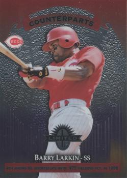 1997 Donruss Limited - Limited Exposure Non-Glossy #10 Barry Larkin / Rey Ordonez Front