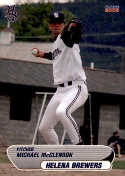 2006 Choice Helena Brewers #16 Michael McClendon Front