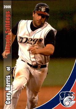 2006 Grandstand Lincoln Saltdogs #16 Cory Harris Front