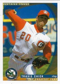 2006 Grandstand Southern League Top Prospects #NNO Travis Chick Front